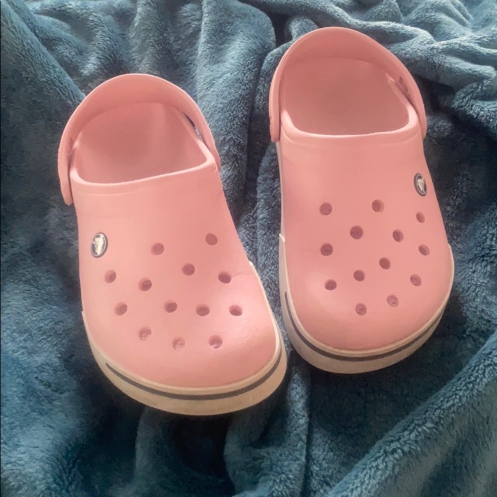 Pink Crocs